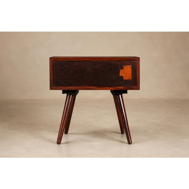 Brazilian Modern Accent Table in Rosewood & Pau Marfim by Cimo, Brazil, 1950s For Sale - Image 15 of 18