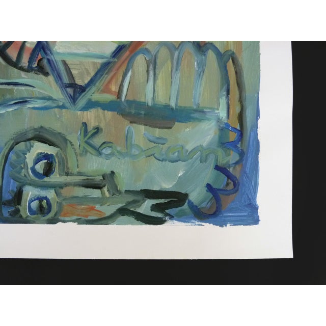 Paper Kabian, 1980s, Paint & Paper For Sale - Image 7 of 9