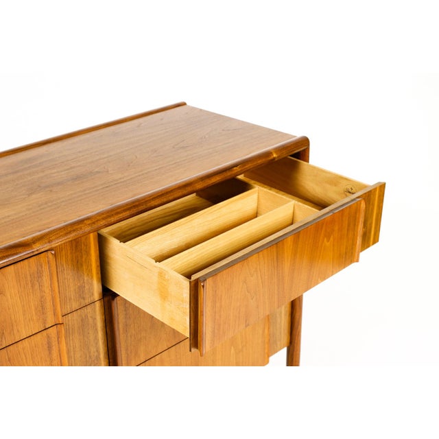 1960s Danish Modern Mid Century Walnut Low Dresser — Barney Flagg for ...