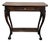 Vintage Traditional Console Sofa Table With Drawer & Lower Shelf – Solid Wood For Sale