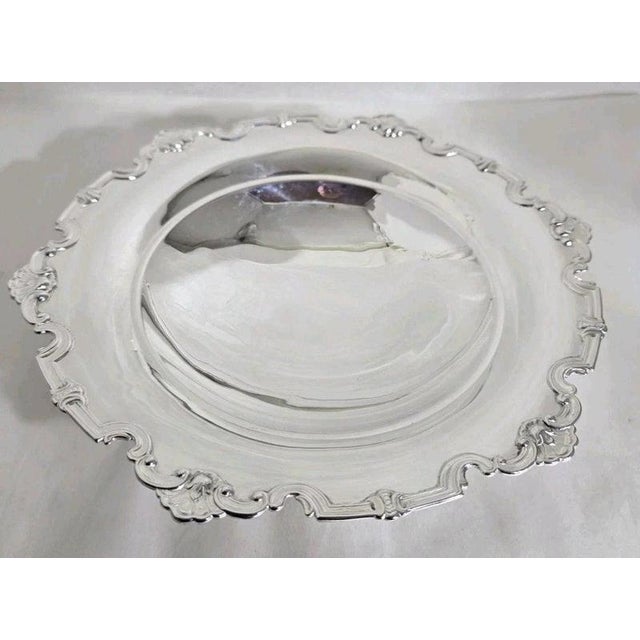 Mid-Century Sterling Silver Cake Compotier Tazza, Sheffield, 1965 For Sale - Image 9 of 18