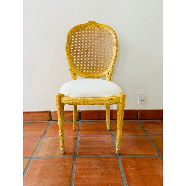 Attributed to Kreiss Collection Deauville Table (Includes 6 Kreiss Chairs for Free With Purchase) For Sale - Image 15 of 17