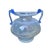 Murano Scavo Glass Amphora Vase With Cobalt Blue Handles For Sale - Image 14 of 17