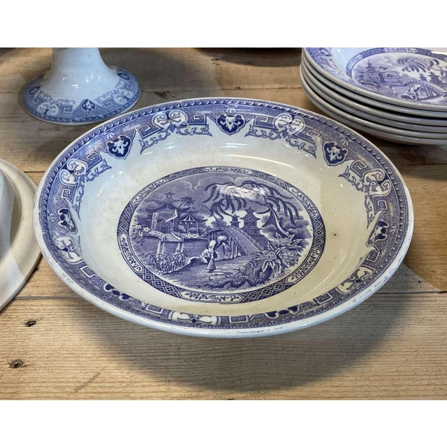 Service from Yeddo Sarreguemines, Early 20th Century, Set of 67 For Sale - Image 10 of 15