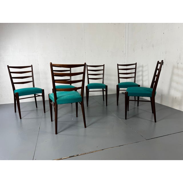 Mid-Century Modernist Danish Teak Dining Chairs by Cees Braakman for Pastoe, 1950s, Set of 6 For Sale - Image 6 of 13