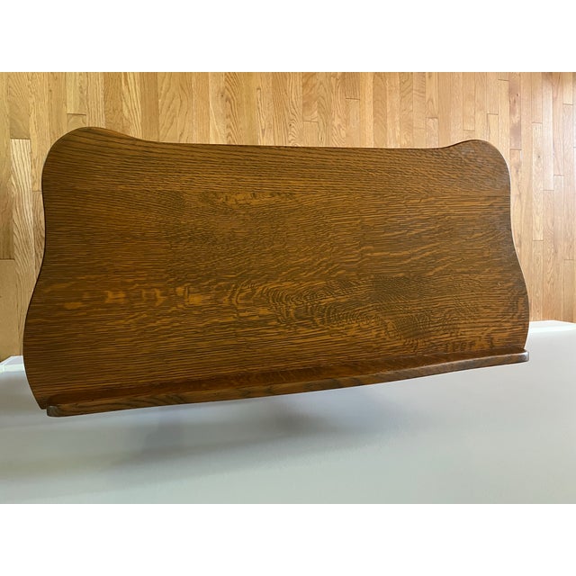 Brown Antique Oak Server For Sale - Image 8 of 10