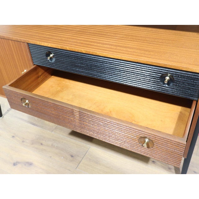 Mid Century Modern Vintage Teak Afromosia Credenza Buffet by Nathan Danish Style For Sale - Image 14 of 14