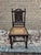 French Country Early 20th Century Pair of Antique French Renaissance Style Carved Cane Seat Brittany Side Chairs For Sale - Image 3 of 12