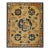 1890s Ivory Antique Scenic Animal Cloud Pictorial Chinese Scholars Peking Rug For Sale