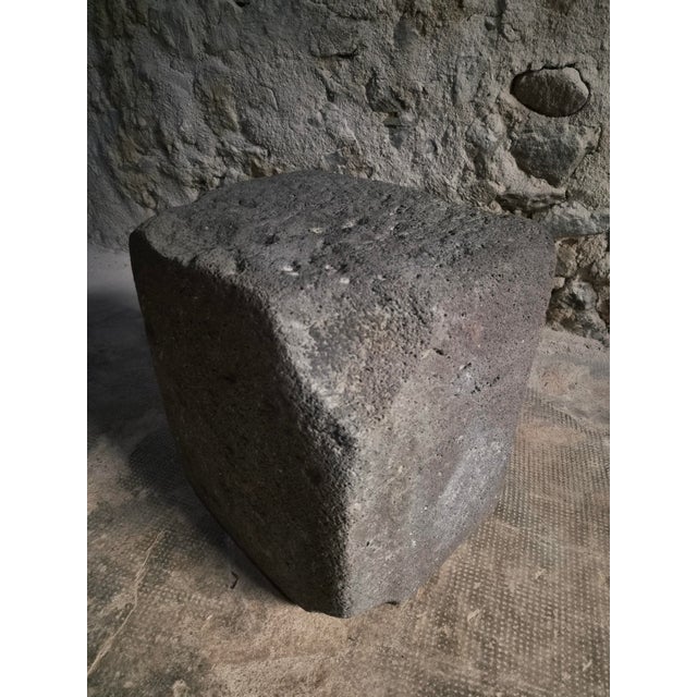 Antique French Volcanic Stone Trough Sink, 1700s For Sale - Image 18 of 18