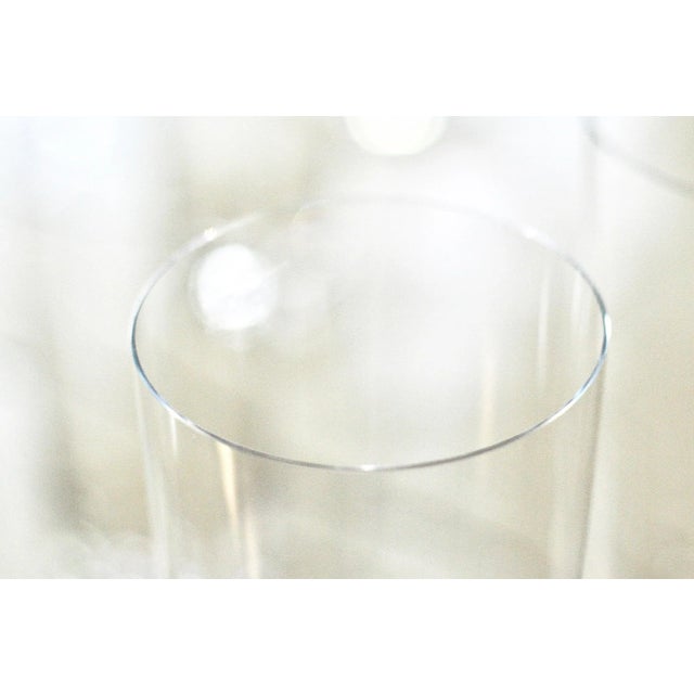 Crystal Pilsner Glasses by Deborah Ehrlich, Hand Blown in Sweden - Set of 6 For Sale In New York - Image 6 of 7