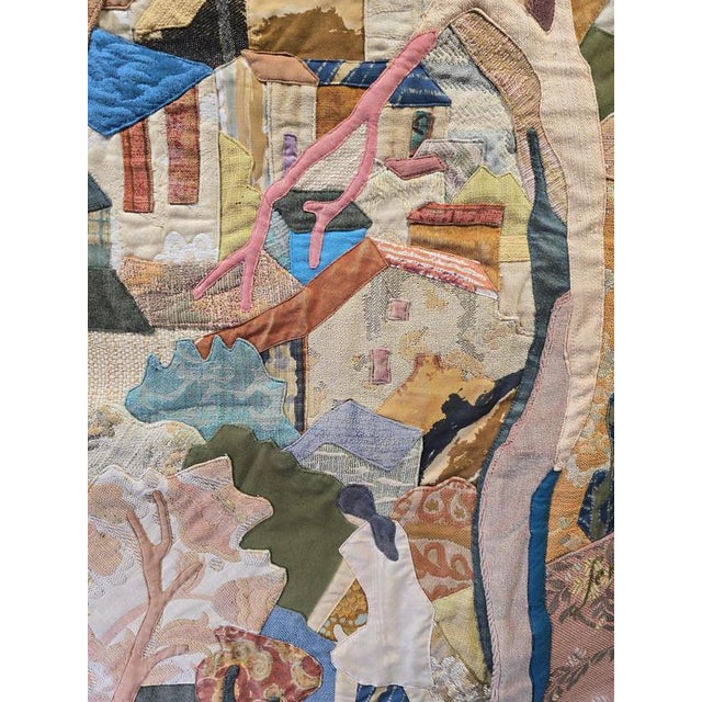 Gold Large Wall Tapestry by Antonio Sereix Codina, 1970 For Sale - Image 8 of 14
