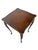 Vintage French Provincial Tall Square Table With Sculptural Turned Legs For Sale - Image 4 of 15