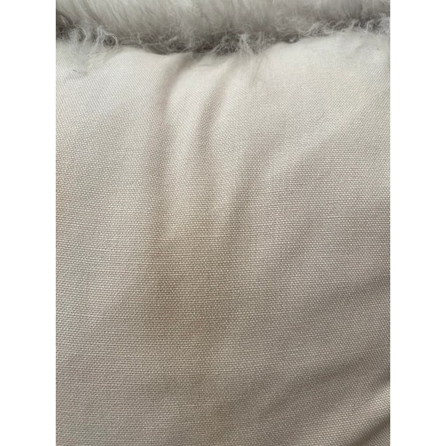 Mongolian Lamb Fur Pillow Covers - a Pair For Sale - Image 9 of 11