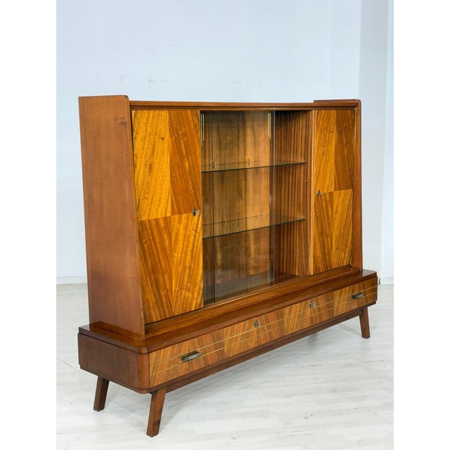 Vintage Bar Cabinet in Wood For Sale - Image 4 of 11