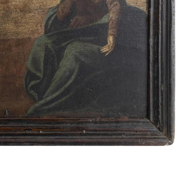 Portuguese School Artist, Religious Scene, 17th Century, Oil Painting For Sale - Image 5 of 6