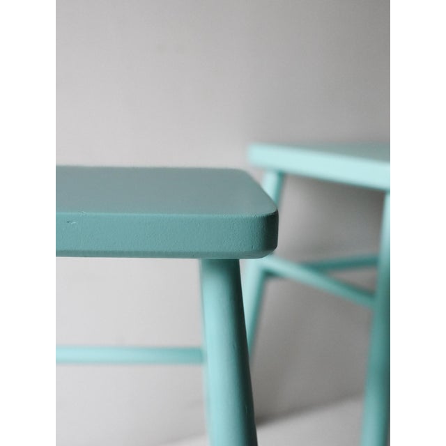 Scandinavian Stools, 1960s, Set of 2 For Sale - Image 4 of 8