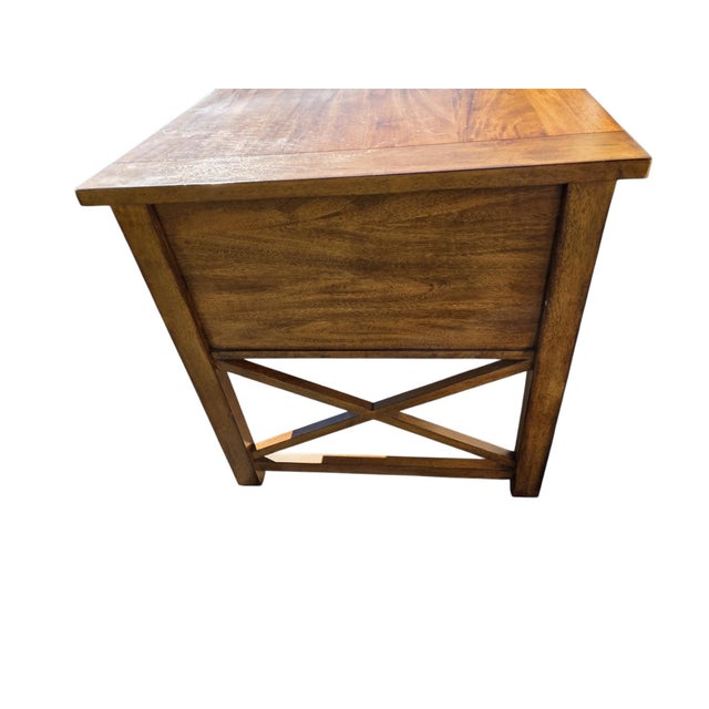 1990s Ethan Allen Tango Hawke Collection Writing Desk Arts Crafts Maple Mission For Sale - Image 16 of 16