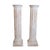Pair of Neoclassical Fluted Whitewashed Wood Columns For Sale - Image 9 of 16