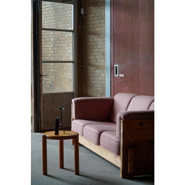 Danish Modern 3-Seater Sofa in Pomeranian Pine and Wool by Christian IV, 1970s For Sale - Image 14 of 18
