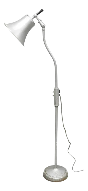 Vintage Industrial Modern Metal Adjustable Bell Shade Work Task Floor Lamp
