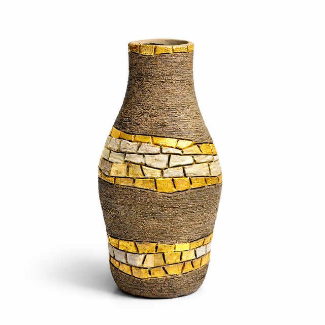 Brutalist Sculptural Ceramic Vase by Fratelli Fanciullacci, Italy, 1960s For Sale - Image 12 of 12