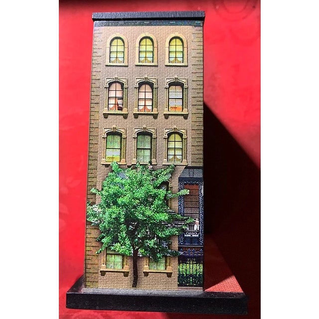 The "21" Club East 52nd Street BLDG Desktop Wood Box Model For Sale - Image 11 of 14