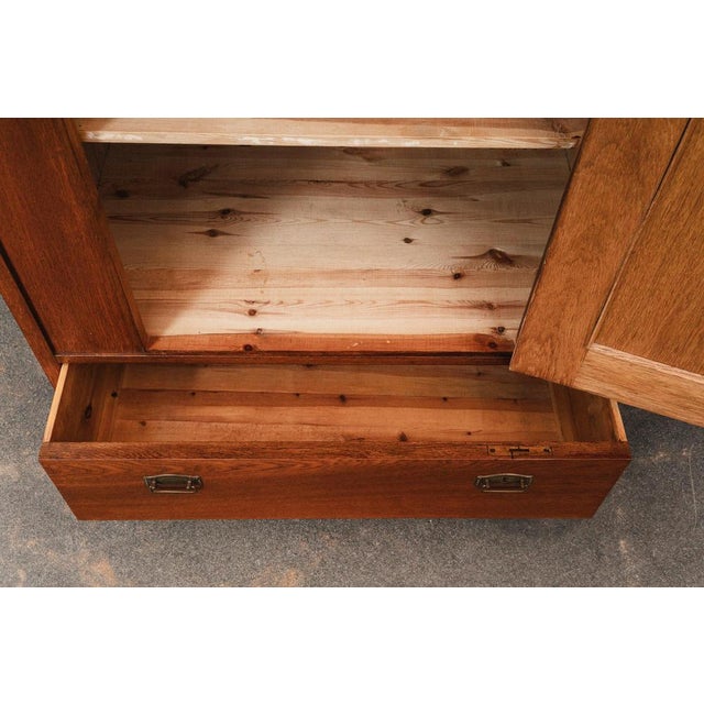 Art Nouveau Cabinet in Oak For Sale - Image 16 of 18