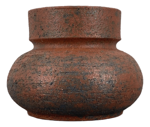 Studio Ceramic Vase in Reddish-Brown, 1960