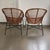 1950s Mid-Century Modern Rattan Lounge Chairs, 1950s, Set of 2 For Sale - Image 5 of 10