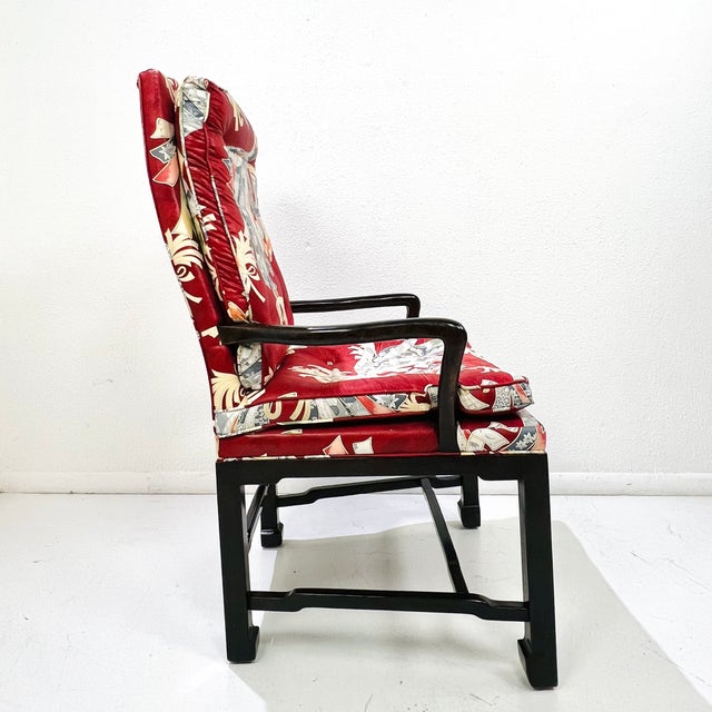 Widdicomb Set of 8 1970s Mario Buatta for Widdicomb Dining Chairs For Sale - Image 4 of 17
