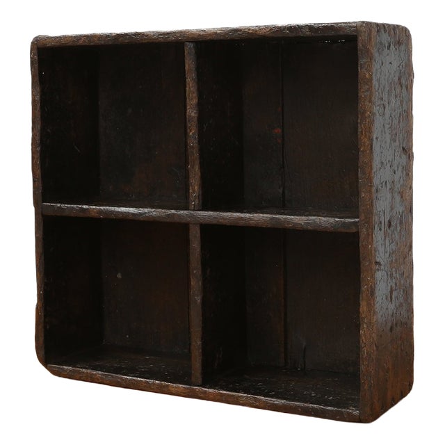 Industrial Wooden Sorting Tray, Belgium, 1920s For Sale