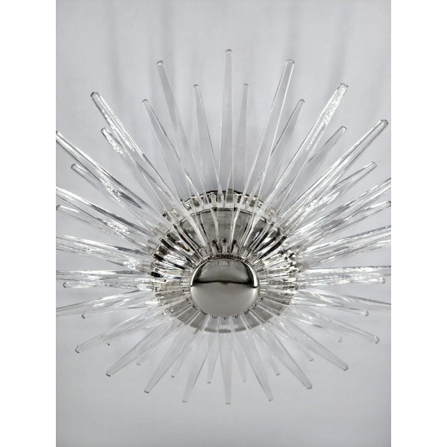 Two stunning architectural lighting pieces from Visual Comfort sold individually. This Quincy flush mount combines...