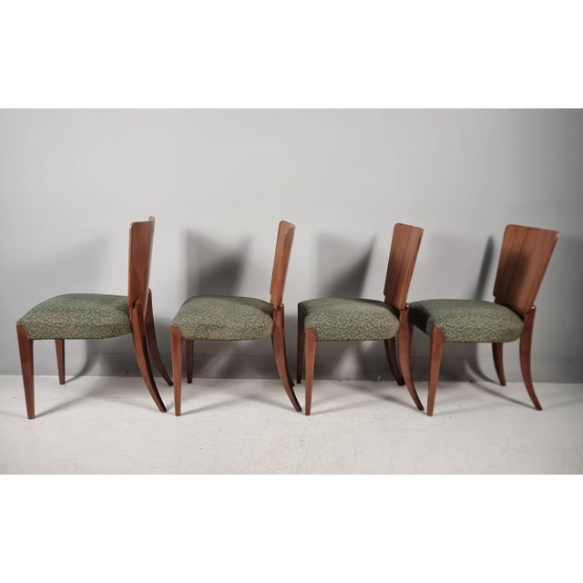 Chairs and Table by Jindřich Halabala for Up Zavody, 1940s, Set of 5 For Sale - Image 9 of 15