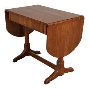 Antique Biedermeier Dropleaf Console Table