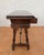 1940s 1940s Spanish Carved Wood Drop-Leaf Table With Iron Stretcher For Sale - Image 5 of 12