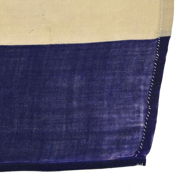 Rustic Vintage Wool Nautical Flag of Cuba For Sale - Image 3 of 9