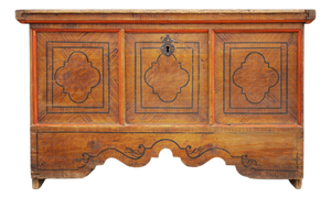 Tyrolean Painted Fir Chest, Late 18th Century