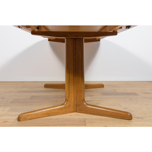 Mid-Century Oak Extendable Table by N. O. Møller for Gudme Furniture Factory, Denmark, 1970s For Sale - Image 18 of 18