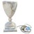 Neo-Classical Italian Alabaster Urn Table Lamp with Acrylic Base, 1970 For Sale - Image 3 of 7