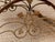 Fireside Antique Chair With Wrought Iron and Cast Brass For Sale - Image 9 of 9