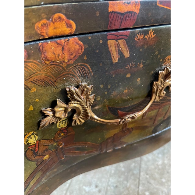 Chinoserie Bombe Chest For Sale - Image 9 of 14