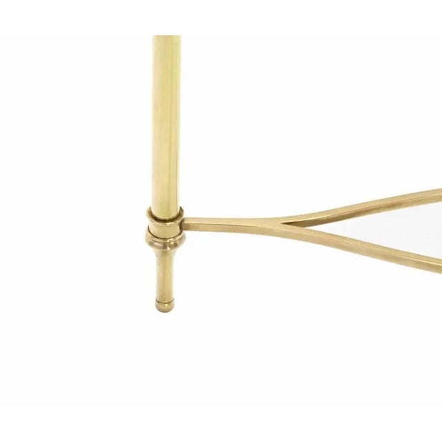 Brass Mid-Century Modern Square Brass Coffee Table For Sale - Image 8 of 10