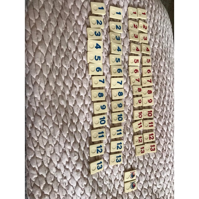 Vintage Rummy Rummikub Set in Faux Leather Case Chairish