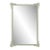 Fleur Home Garden District Napoleon Rectangle Mirror in Mizzle, 24x36 For Sale