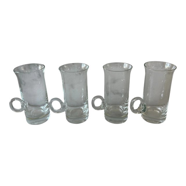 Set of 4 Vintage Irish Coffee Glasses For Sale