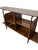 Mid-Century Modern Walnut Console Table With Sculptural Dividers 72" Long For Sale - Image 14 of 14