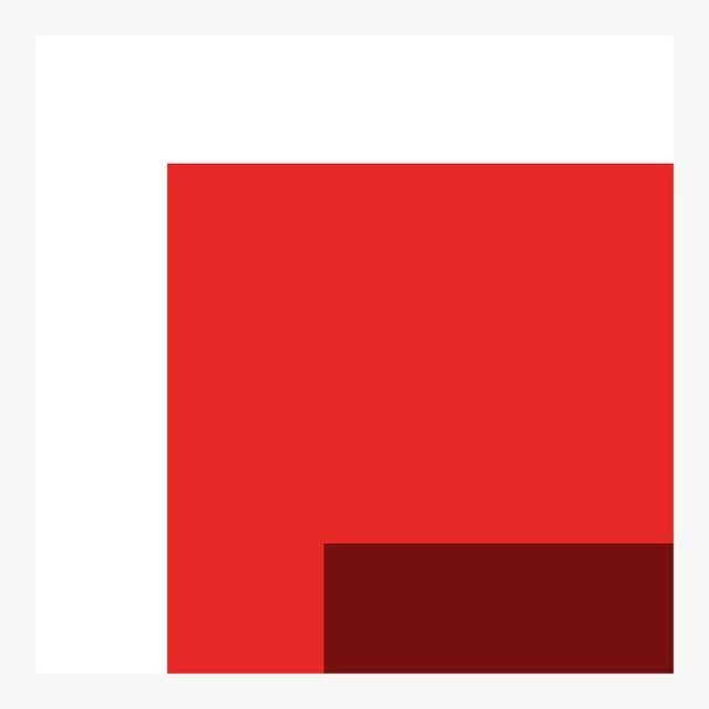 The Interaction of Red and Black Fine Art Print 25" X 30" by Liz Roache For Sale - Image 4 of 5