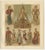 Asian Costume & Decorative Arts Lithographs, Hand Colored, Paris c.1880 Set of 3 A visually striking and highly decorative...