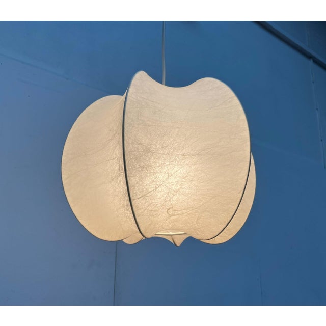 Mid-Century Modern Cocoon Pendant Lamp by Friedel Wauer for Goldkant Leuchten, Germany, 1960s For Sale - Image 10 of 18